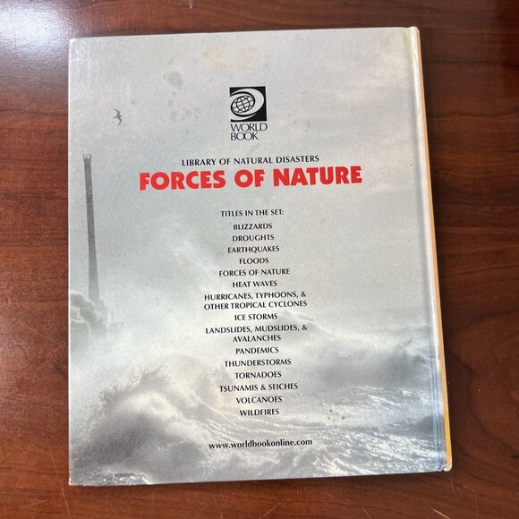 WORLD BOOK Library Of Natural Disasters Set 7 Hardcover Reference Books Vintage - Picture 7 of 16
